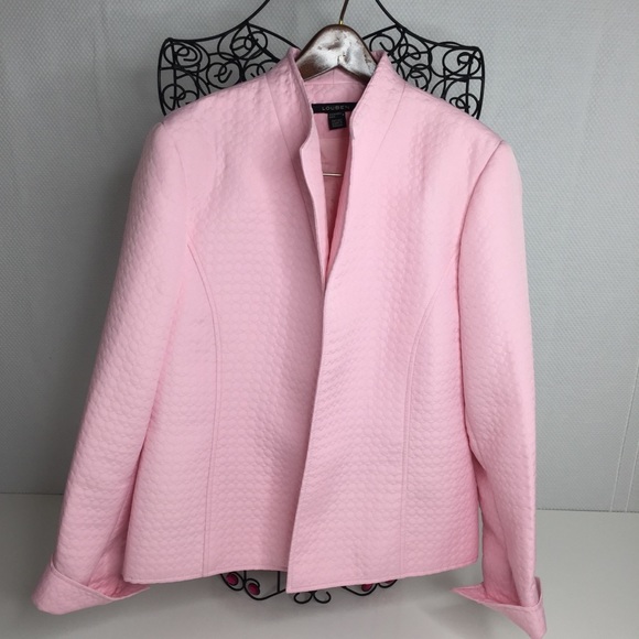 LOUBEN Jackets & Blazers - LOUBENS Quilted Lined Open Front Blazer Size 8